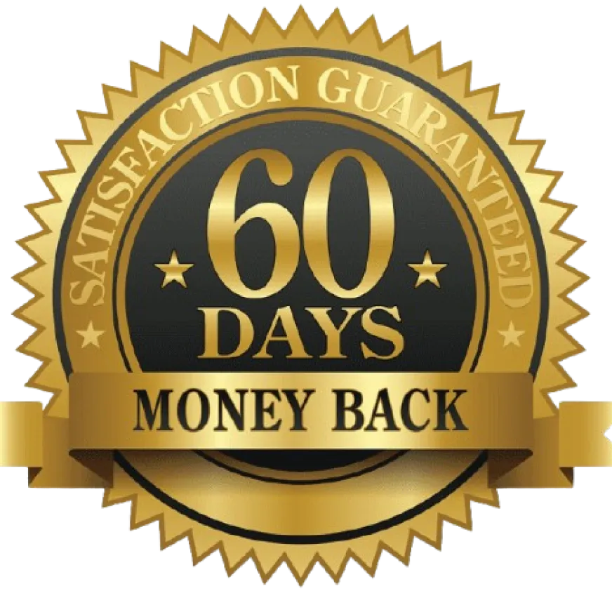 60 day money back guarantee badge